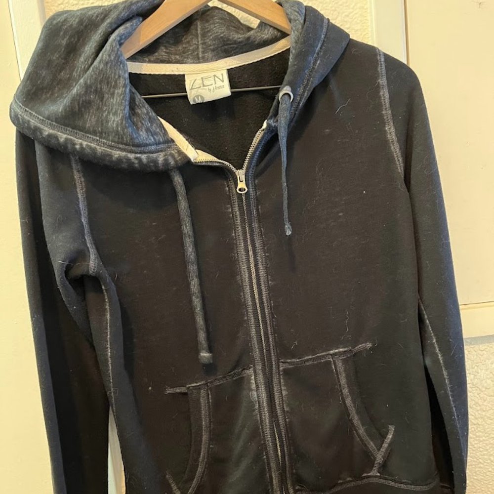 J.America Ladies’ Zen Full-Zip Hooded Fleece